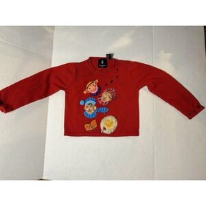 Vintage Y2K Michael Simon Girls 10 CHRISTMAS Sweater CAROLERS Winter Chorus